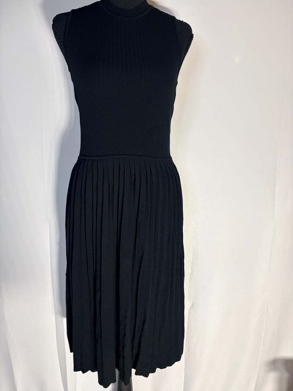Combined pleated dress - Women